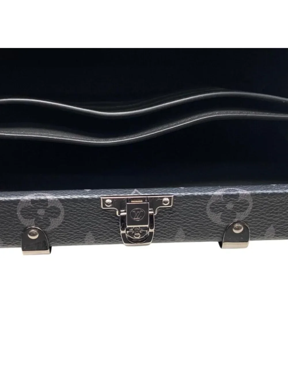 Louis Vuitton Clutch Wallet Trunk Monogram Eclipse Black Gray